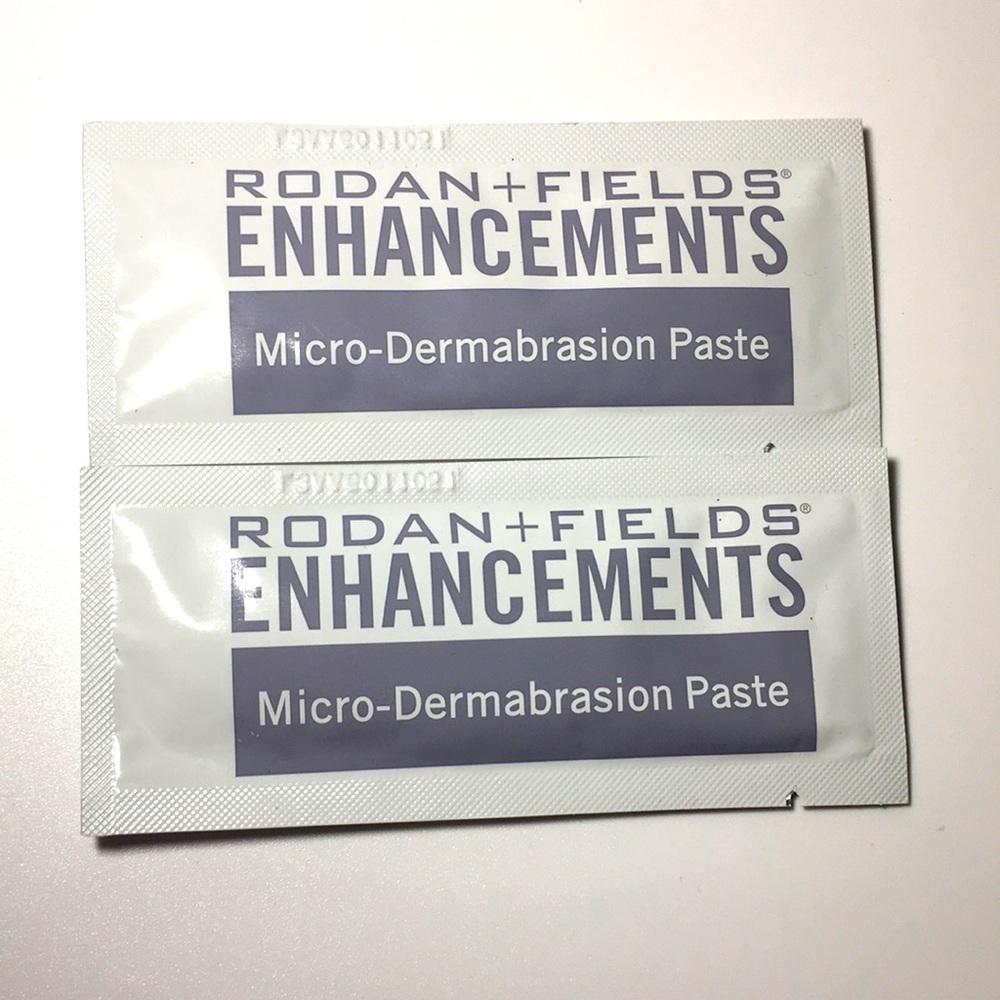 Lot of 2 Rodan + Fields Micro-Dermabrasion Paste Packets - 0.17oz Each